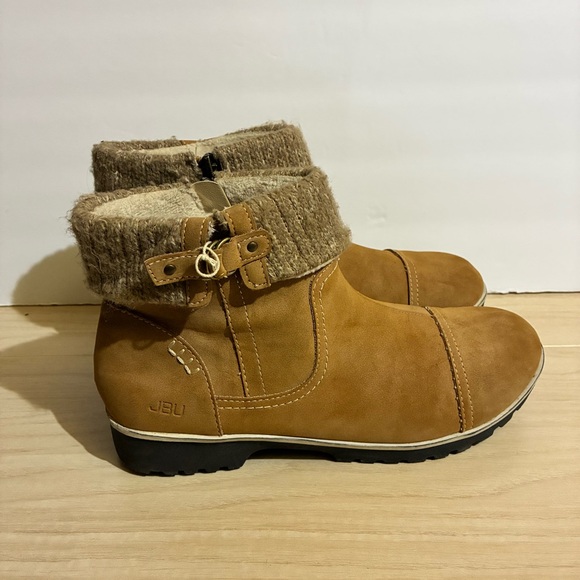 JBU Jambu Warm Ankle Boots Karissa Water Resistant Camel Winter Bootie Size 9 - Picture 1 of 10